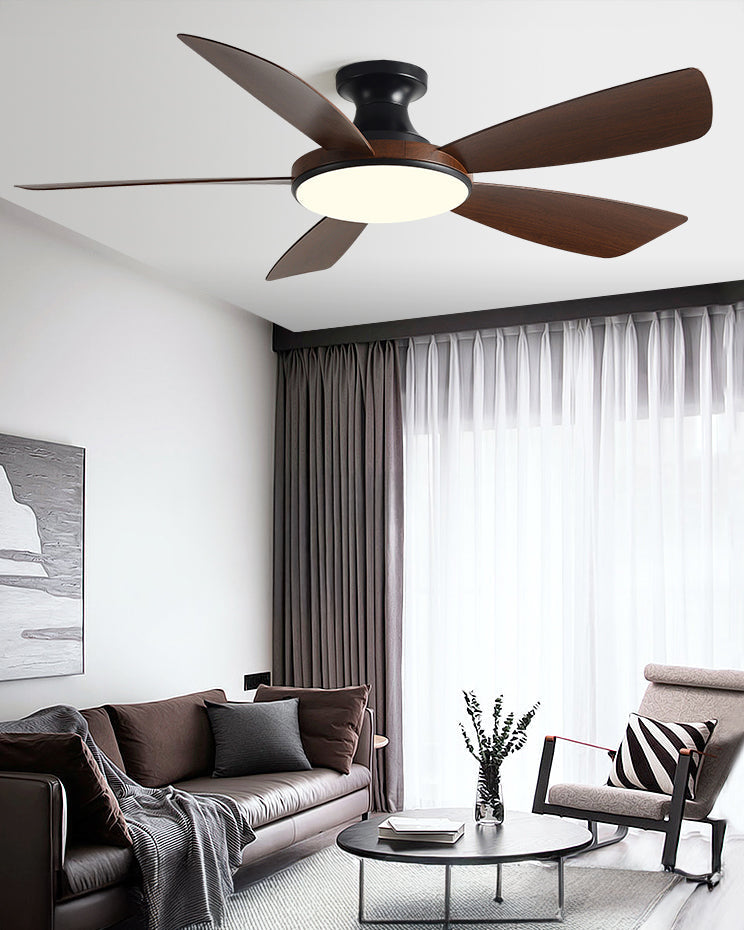WOMO Ventiladores de techo con luz Moderna Perfil Bajo - WM5190