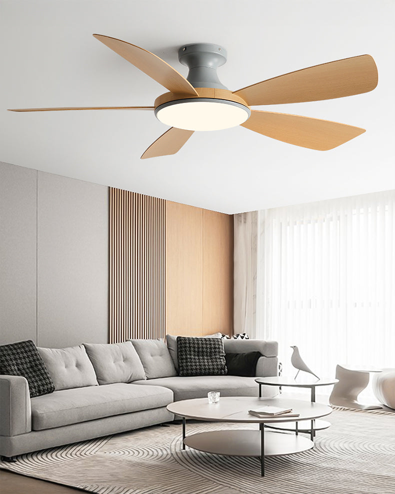 WOMO Ventiladores de techo con luz Moderna Perfil Bajo - WM5190