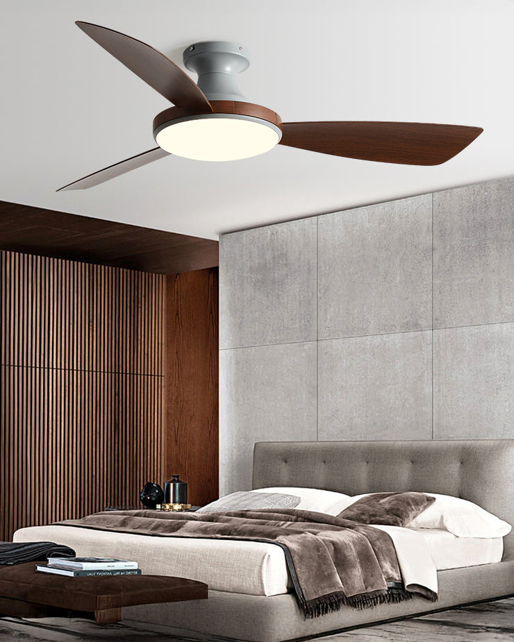 WOMO Ventiladores de techo con luz Moderna Perfil Bajo - WM5190
