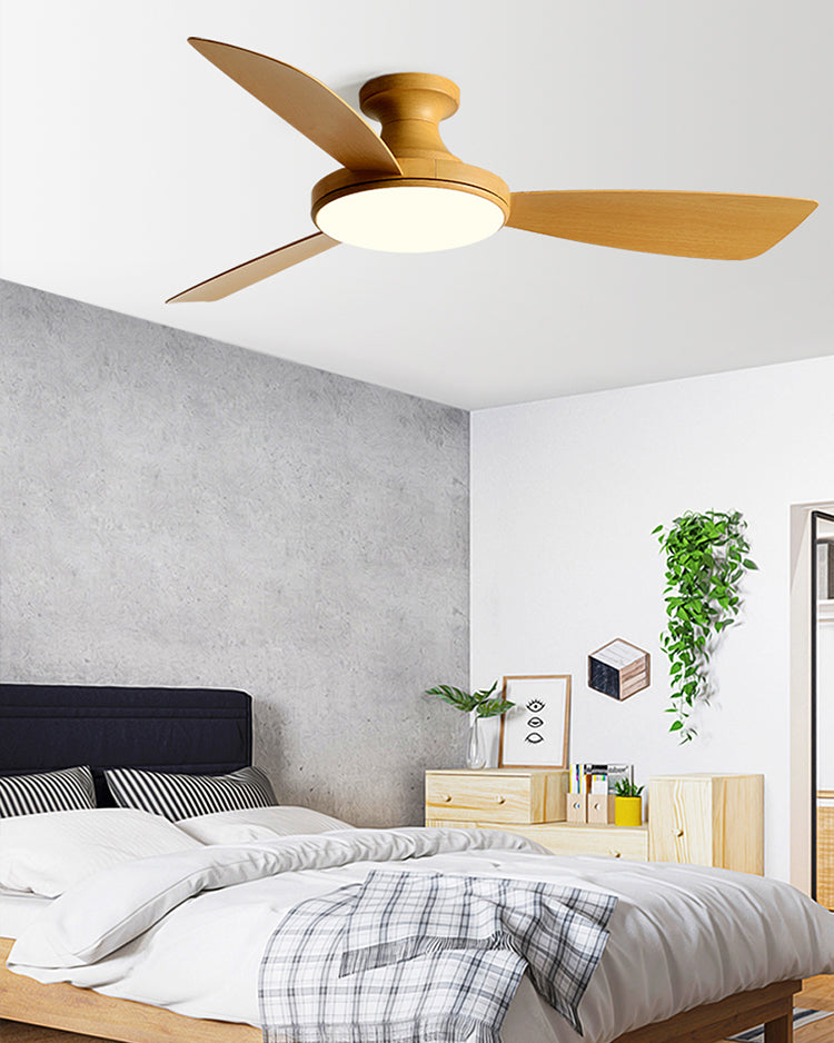 WOMO Ventiladores de techo con luz Moderna Perfil Bajo - WM5190