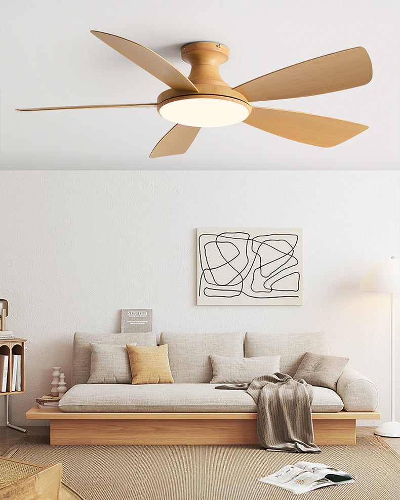 WOMO Ventiladores de techo con luz Moderna Perfil Bajo - WM5190