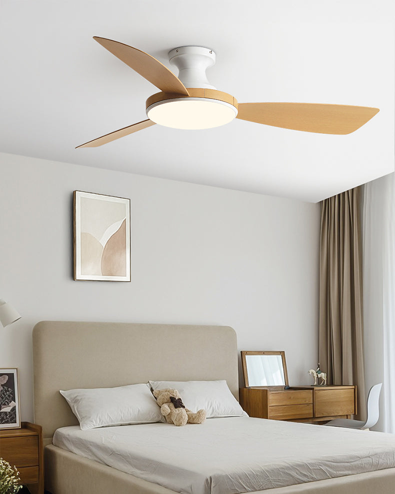 WOMO Ventiladores de techo con luz Moderna Perfil Bajo - WM5190