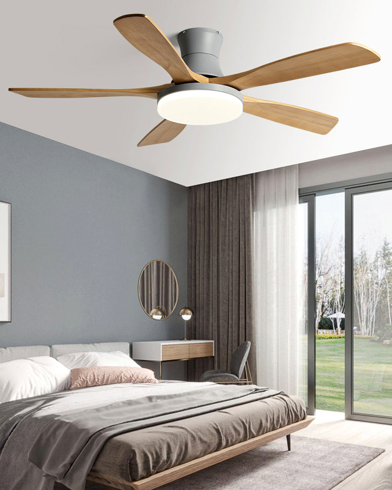 Ventilador de techo con lámpara de perfil bajo WOMO moderno - WM5198