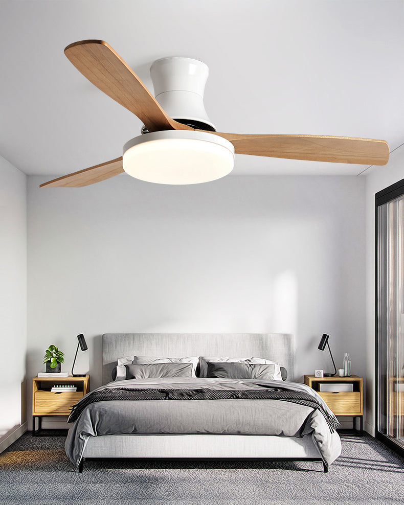 Ventilador de techo con lámpara de perfil bajo WOMO moderno - WM5198