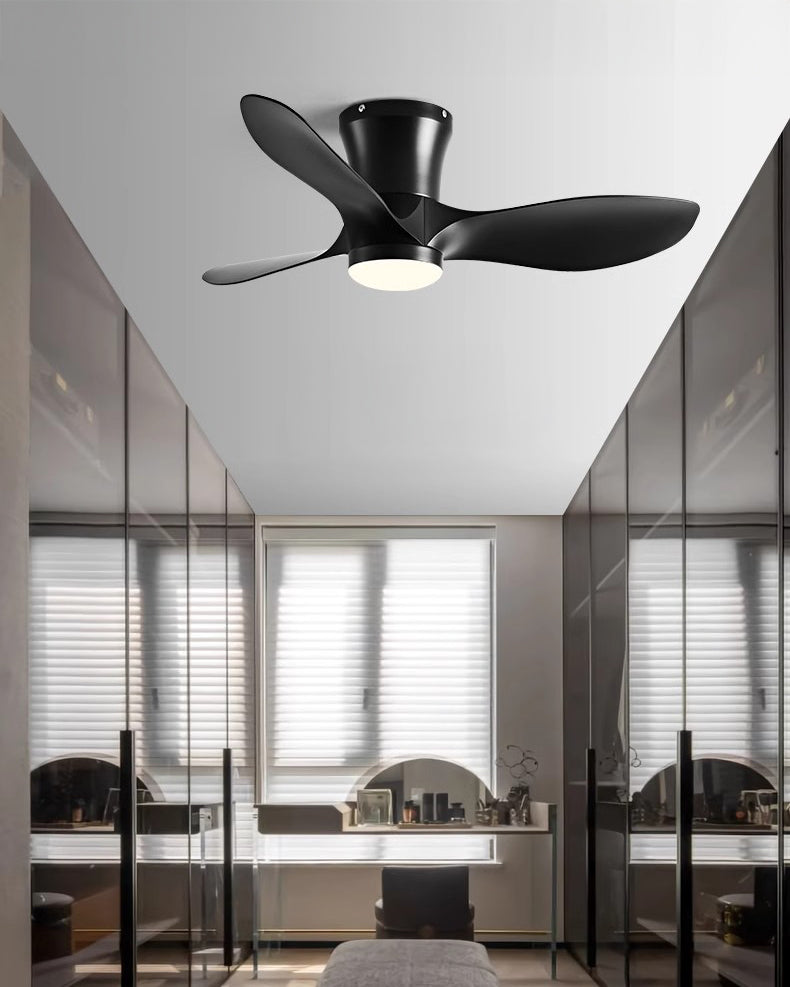 Ventilador de techo pequeño WOMO de 3 aspas con lámpara - WM5218