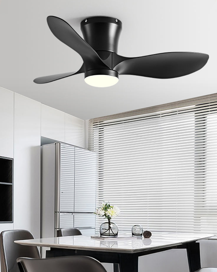 Ventilador de techo pequeño WOMO de 3 aspas con lámpara - WM5218