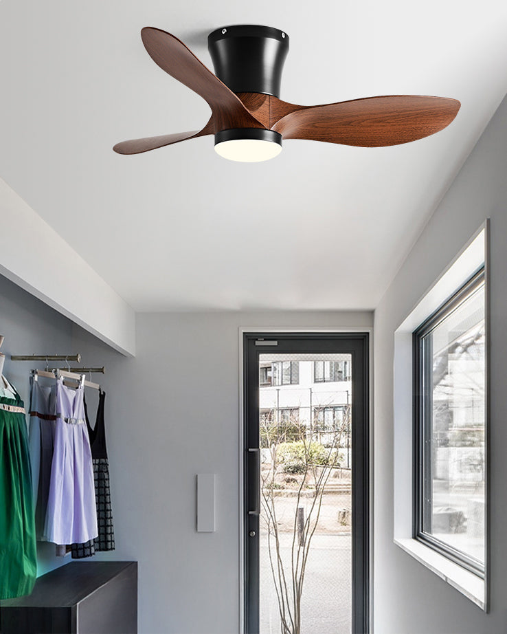 Ventilador de techo pequeño WOMO de 3 aspas con lámpara - WM5218