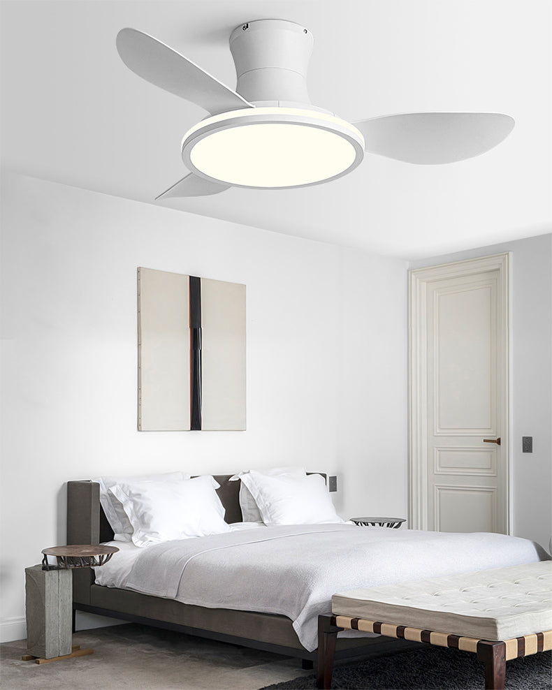 Ventilador de techo con lámpara de perfil bajo WOMO moderno - WM5239