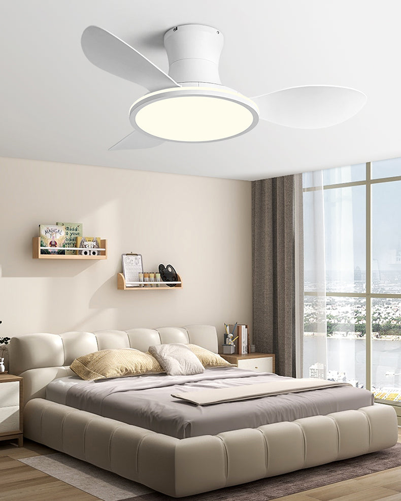 Ventilador de techo con lámpara de perfil bajo WOMO moderno - WM5239