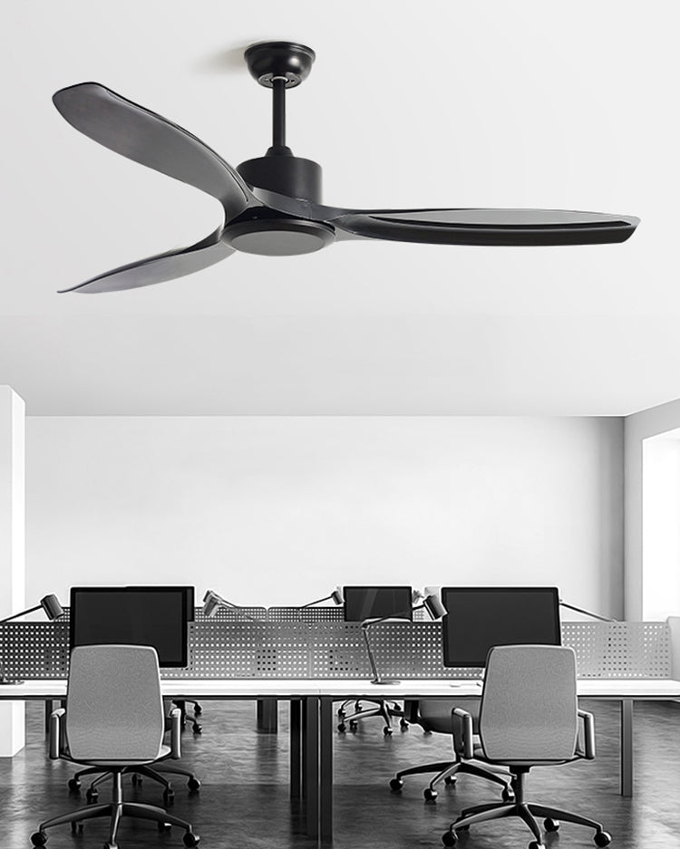 WOMO Ventiladores de techo con luz con 3 Aspas - WM5243