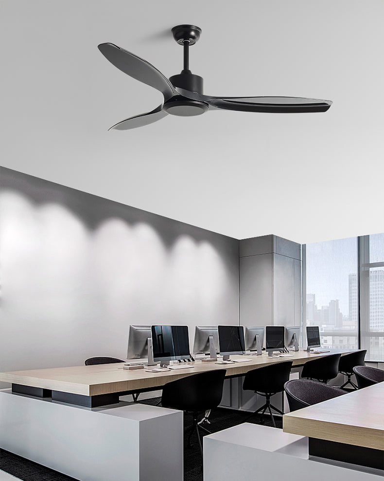 WOMO Ventiladores de techo con luz con 3 Aspas - WM5243