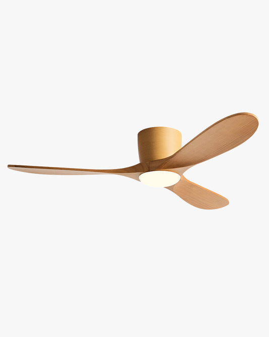 Ventilador de techo WOMO de 3 aspas de perfil bajo con lámpara - WM5253