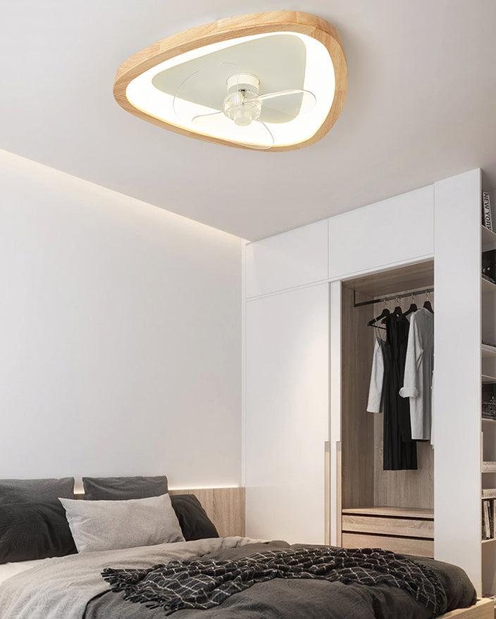 Ventilador de techo WOMO de perfil bajo con luz brillante - WM5266