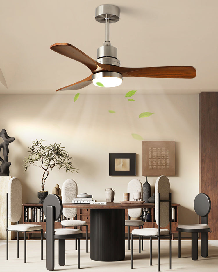 WOMO Ventiladores de techo con luz Moderno Mid Century - WM5277