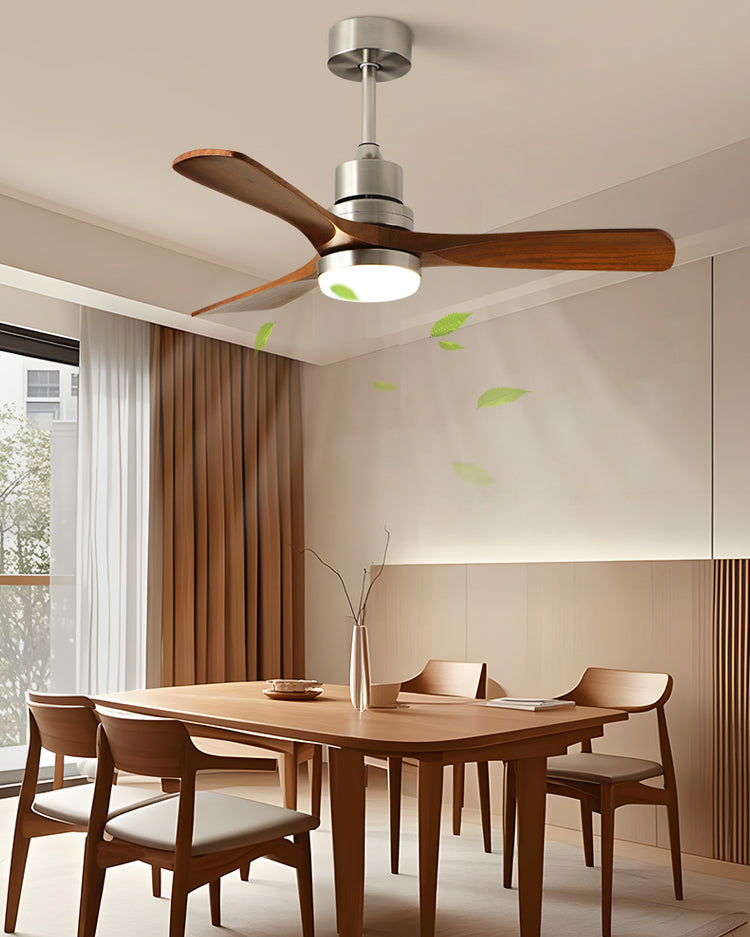 WOMO Ventiladores de techo con luz Moderno Mid Century - WM5277
