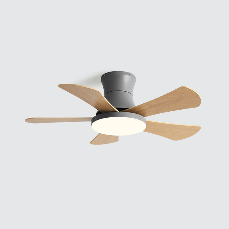 WOMO Ventiladores de techo con luz Escandinava Baja Perfil - WM5086