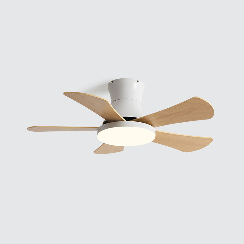 WOMO Ventiladores de techo con luz Escandinava Baja Perfil - WM5086