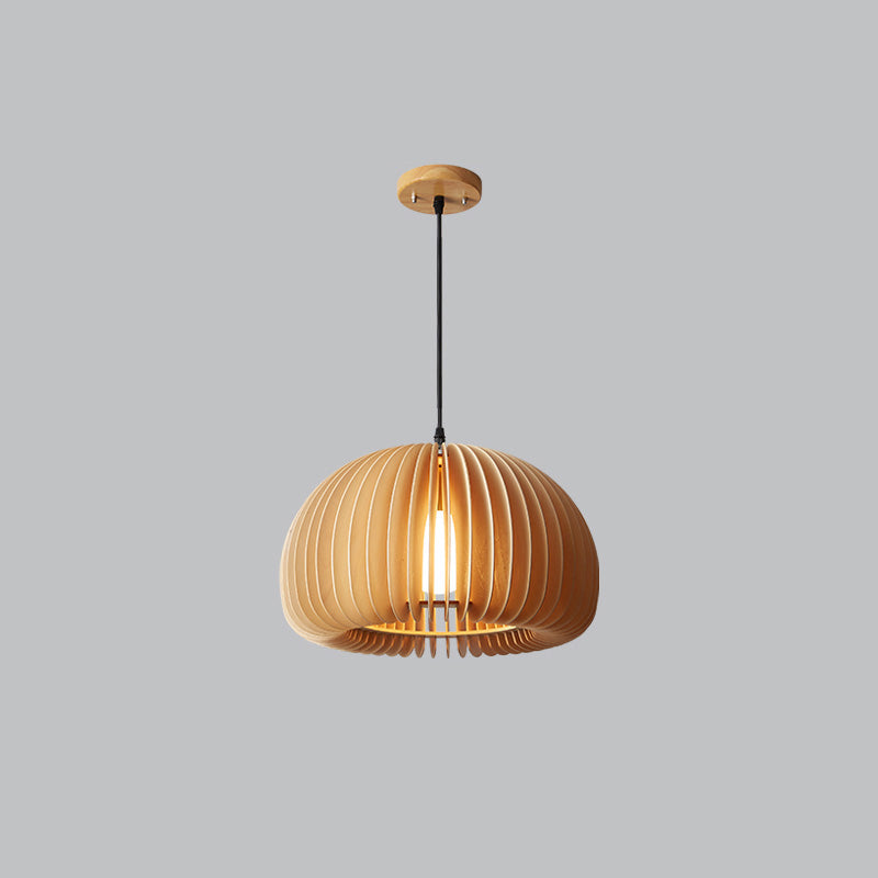WOMO Lámparas Colgantes de Madera con Calabaza-WM2105