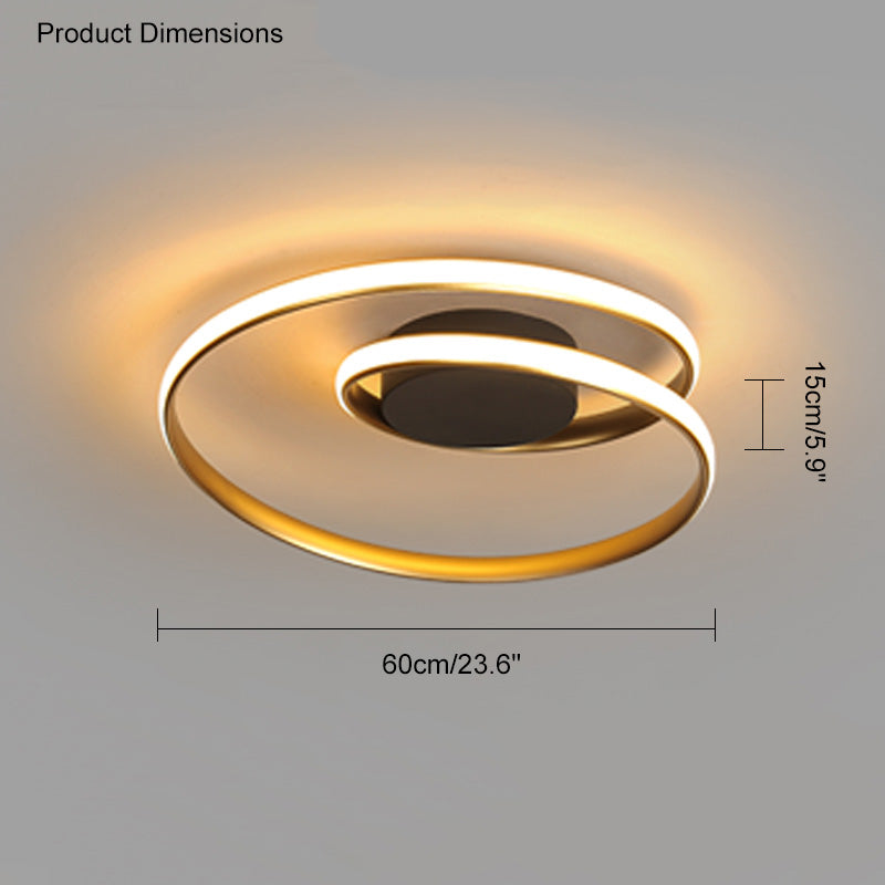 Lámpara de techo LED WOMO Swirl-WM1030