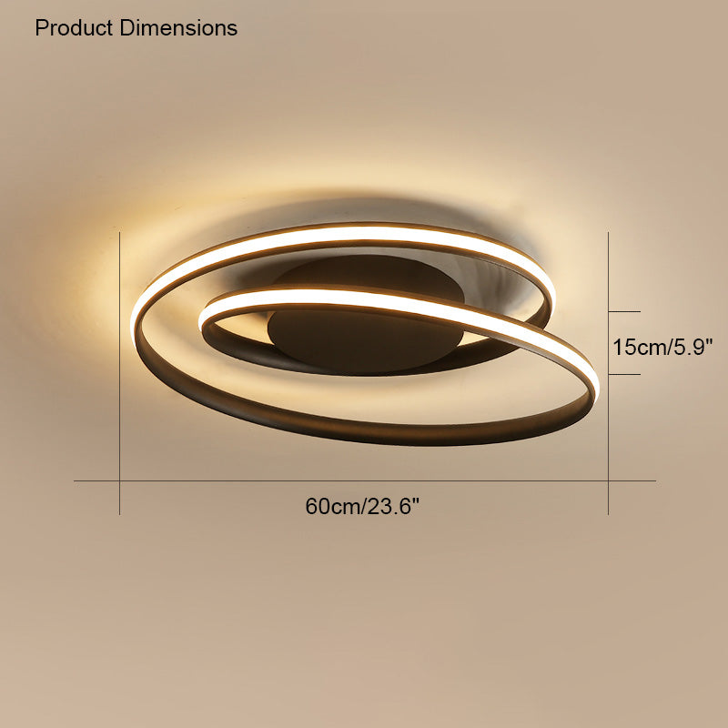 Lámpara de techo LED WOMO Swirl-WM1030