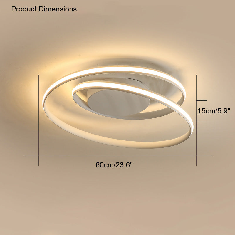 Lámpara de techo LED WOMO Swirl-WM1030