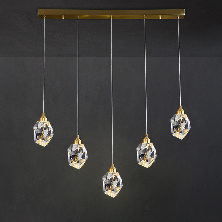 WOMO Lámparas Colgantes Cristal Múltiple Luces-WM2189