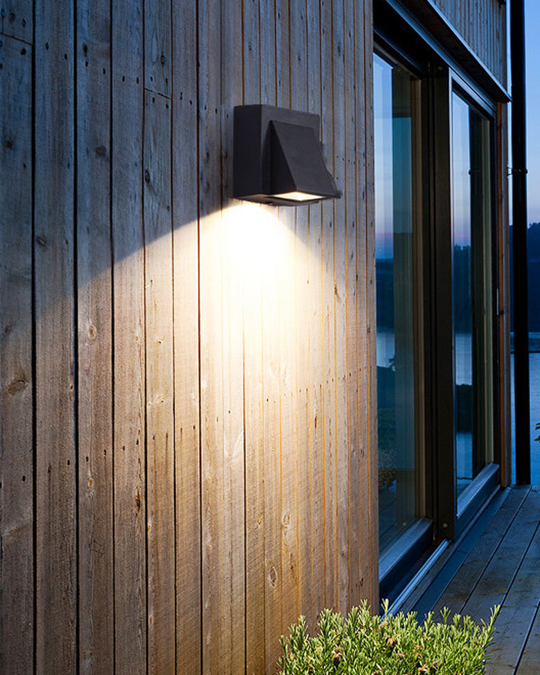Lámpara de pared exterior WOMO con iluminación ascendente y descendente - WM9190