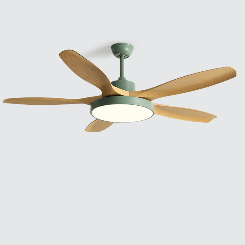 WOMO Ventiladores de techo con luz Reversible Escandinavo - WM5002