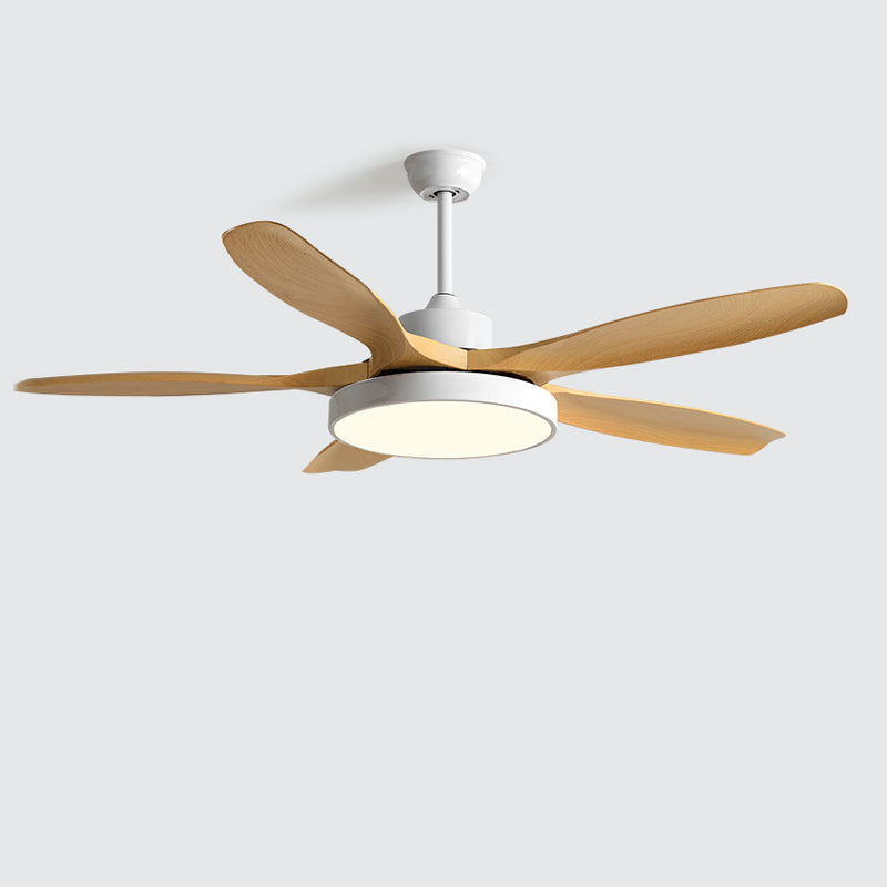 WOMO Ventiladores de techo con luz Reversible Escandinavo - WM5002