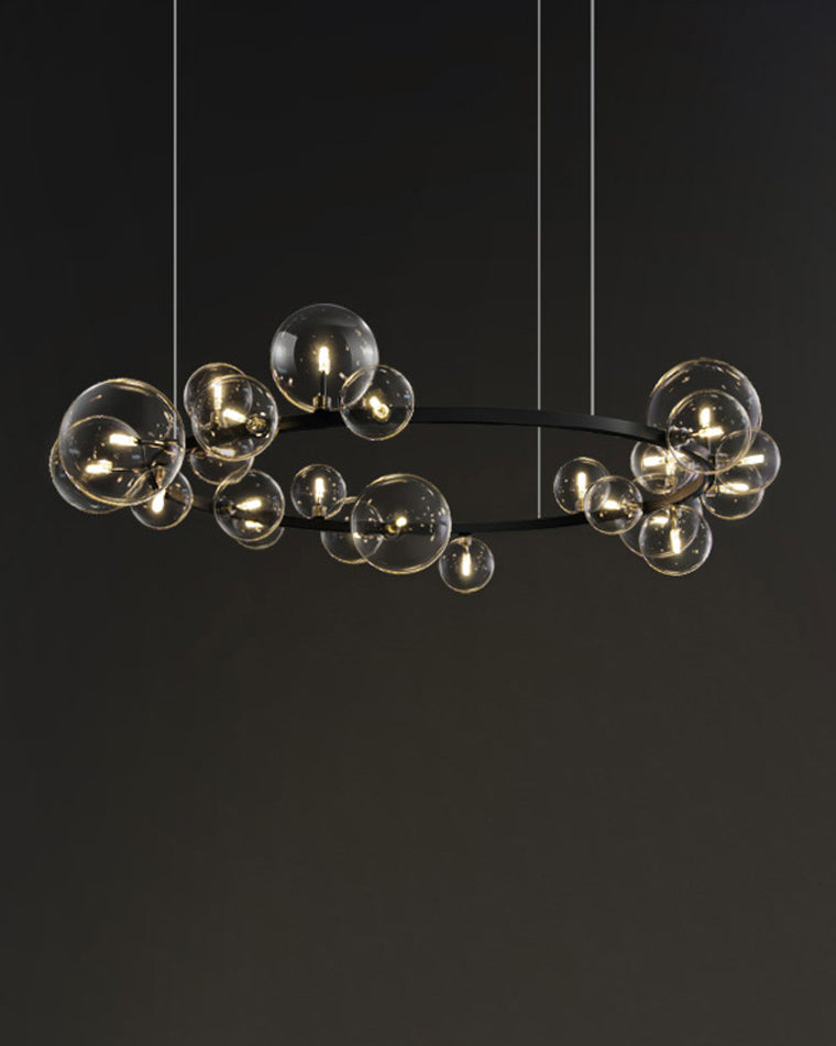 WOMO Lámparas Colgantes Burbujas de Cristal Circulares-WM2292