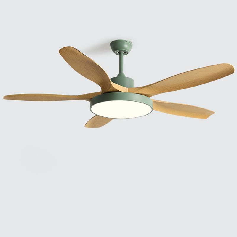 WOMO Ventiladores de techo con luz Reversible Escandinavo - WM5002