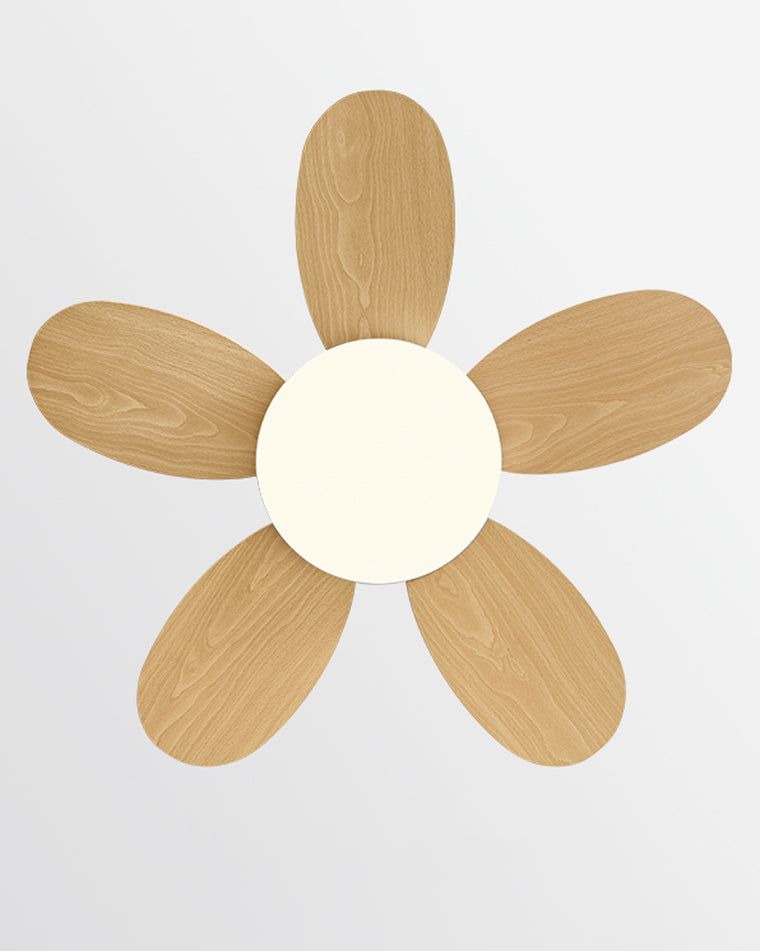 WOMO Scandinavian Wood Ceiling Fans with Light - WM5004