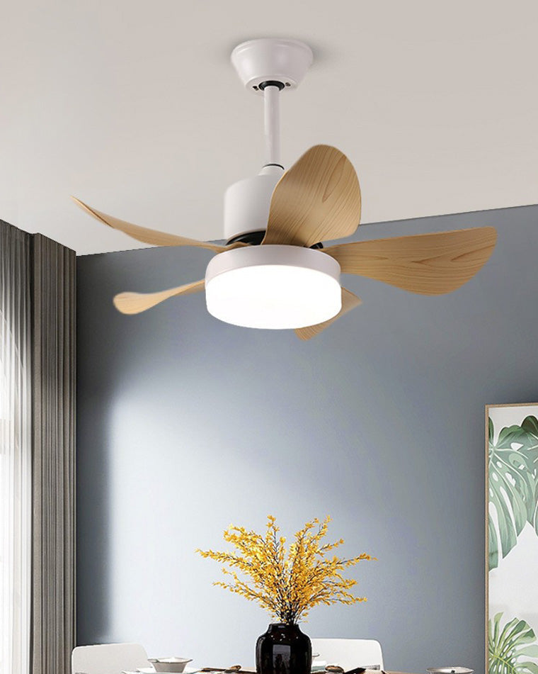 WOMO Ventiladores de techo con luz Pequeña - WM5060
