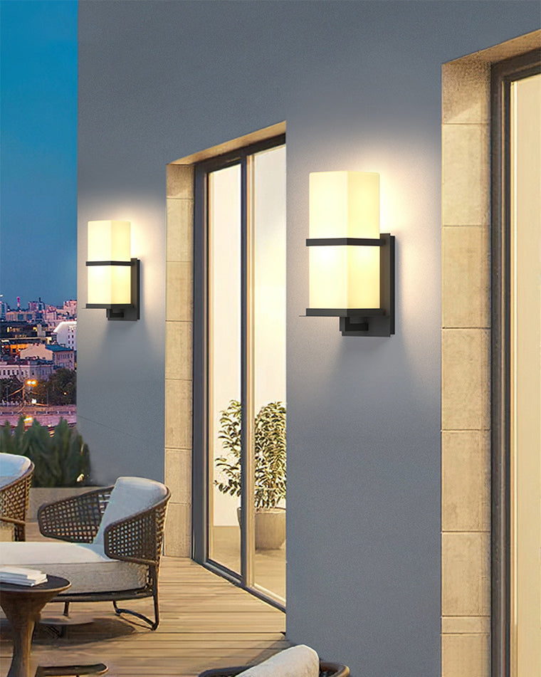 WOMO Aplique de pared de vidrio Outdoor Craftsman - WM9067