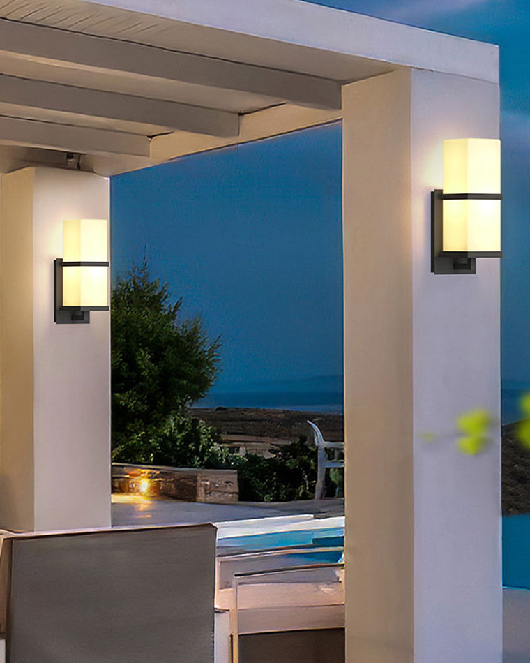 WOMO Aplique de pared de vidrio Outdoor Craftsman - WM9067