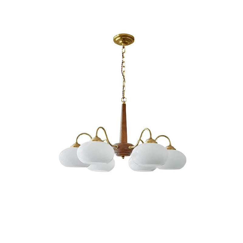WOMO Milky Glass Retro Pendant Lights - WM2303
