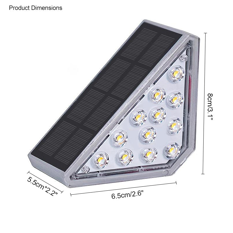 WOMO Lámpara solar de terraza con detector de movimiento - WM9023