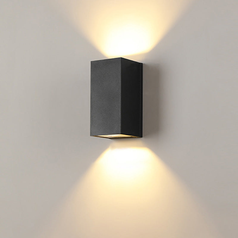 Lámpara de pared exterior WOMO con iluminación ascendente y descendente - WM9079