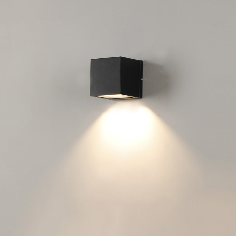 Lámpara de pared exterior WOMO con iluminación ascendente y descendente - WM9079
