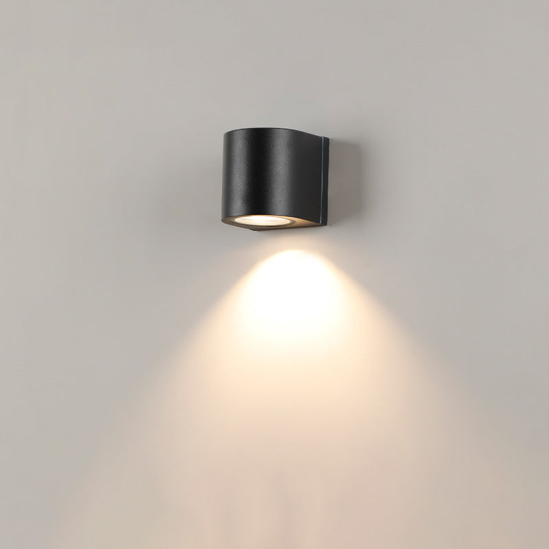 Lámpara de pared exterior WOMO con iluminación ascendente y descendente - WM9079