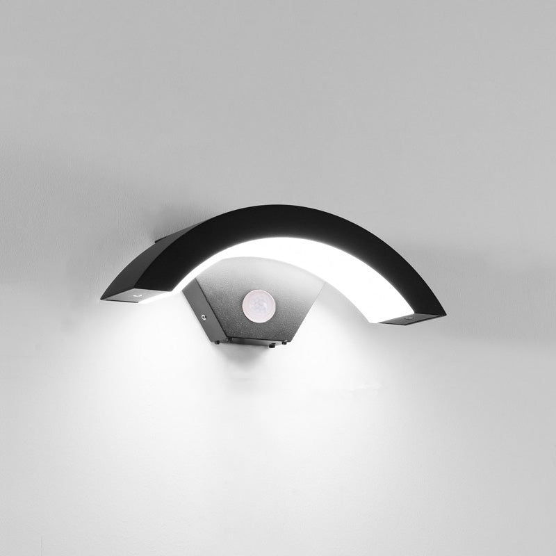 WOMO Lámpara de pared con detector de movimiento para exteriores -WM9002