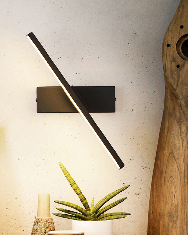 WOMO Aplique de pared LED lineal ajustable WM6001