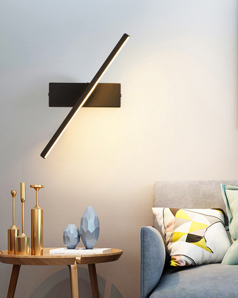 WOMO Aplique de pared LED lineal ajustable WM6001