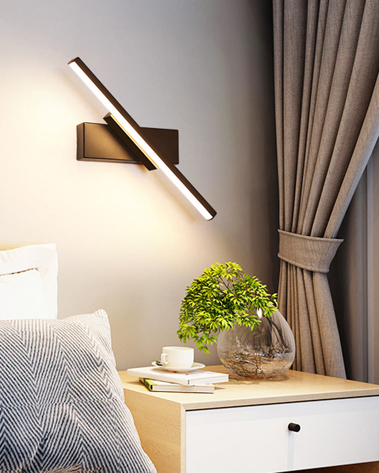 WOMO Aplique de pared LED lineal ajustable WM6001