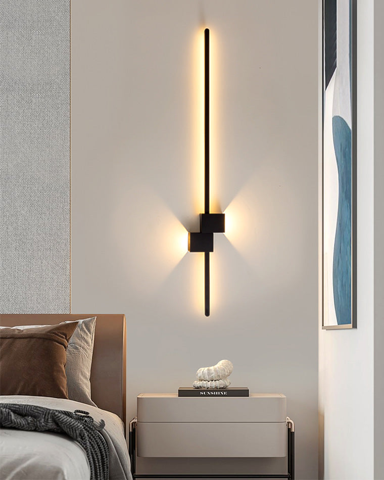Aplique de pared lineal WOMO con iluminación ascendente y descendente - WM6004