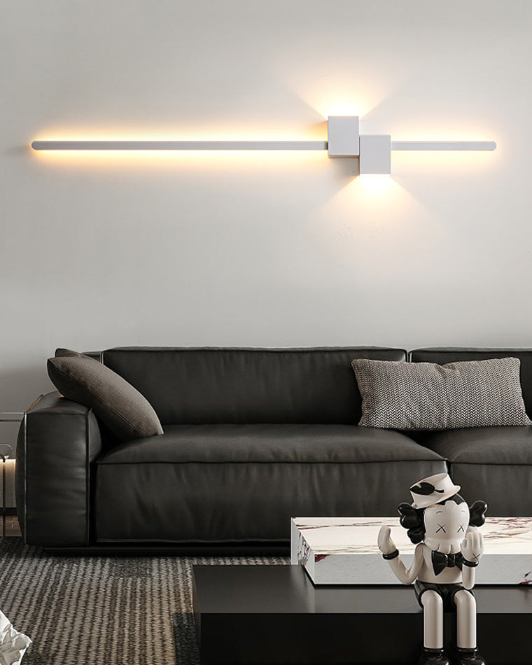 Aplique de pared lineal WOMO con iluminación ascendente y descendente - WM6004