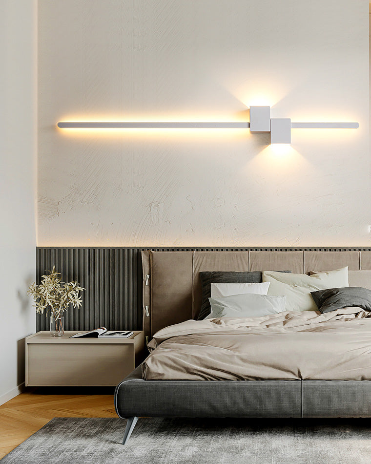 Aplique de pared lineal WOMO con iluminación ascendente y descendente - WM6004