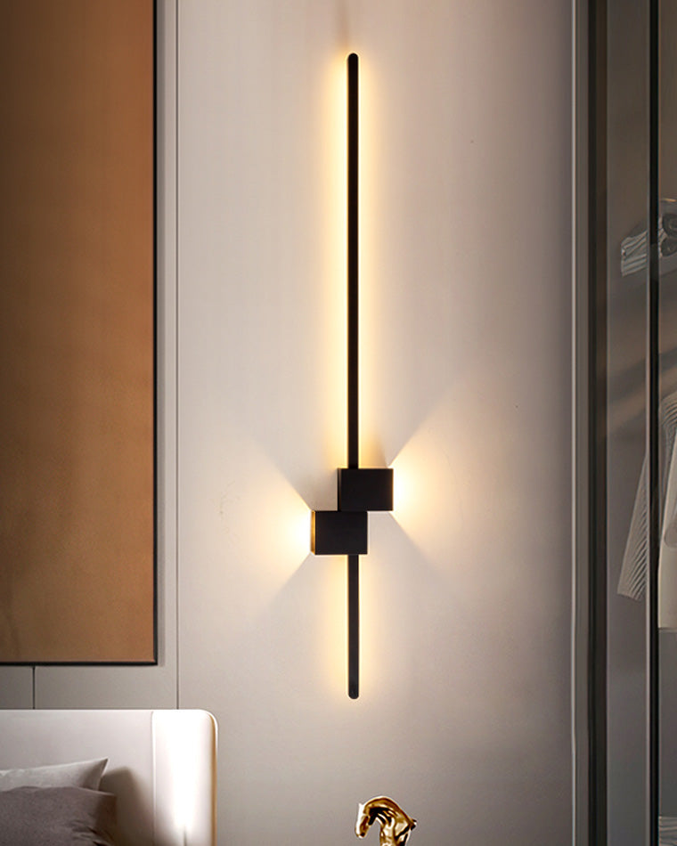 Aplique de pared lineal WOMO con iluminación ascendente y descendente - WM6004