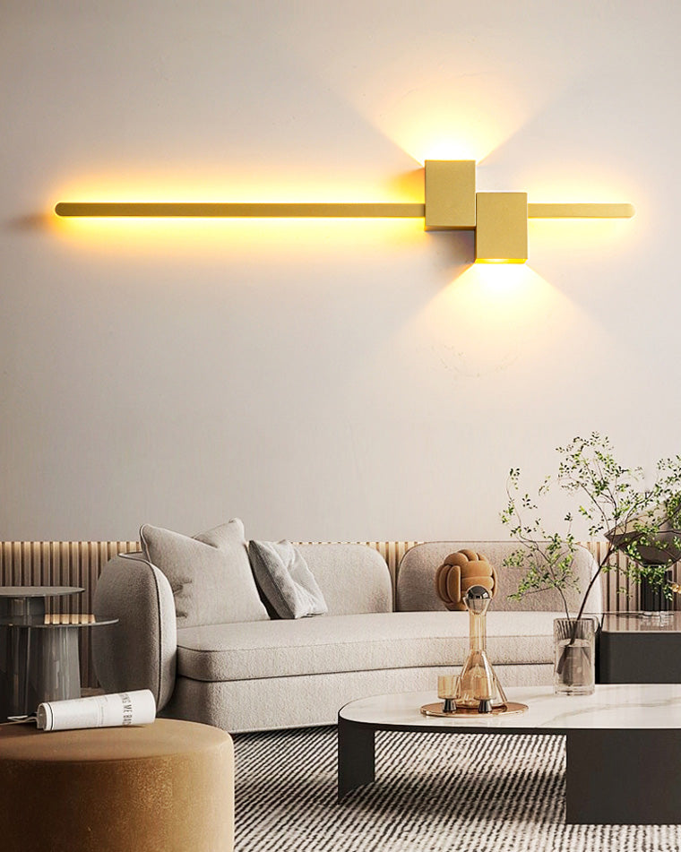 Aplique de pared lineal WOMO con iluminación ascendente y descendente - WM6004