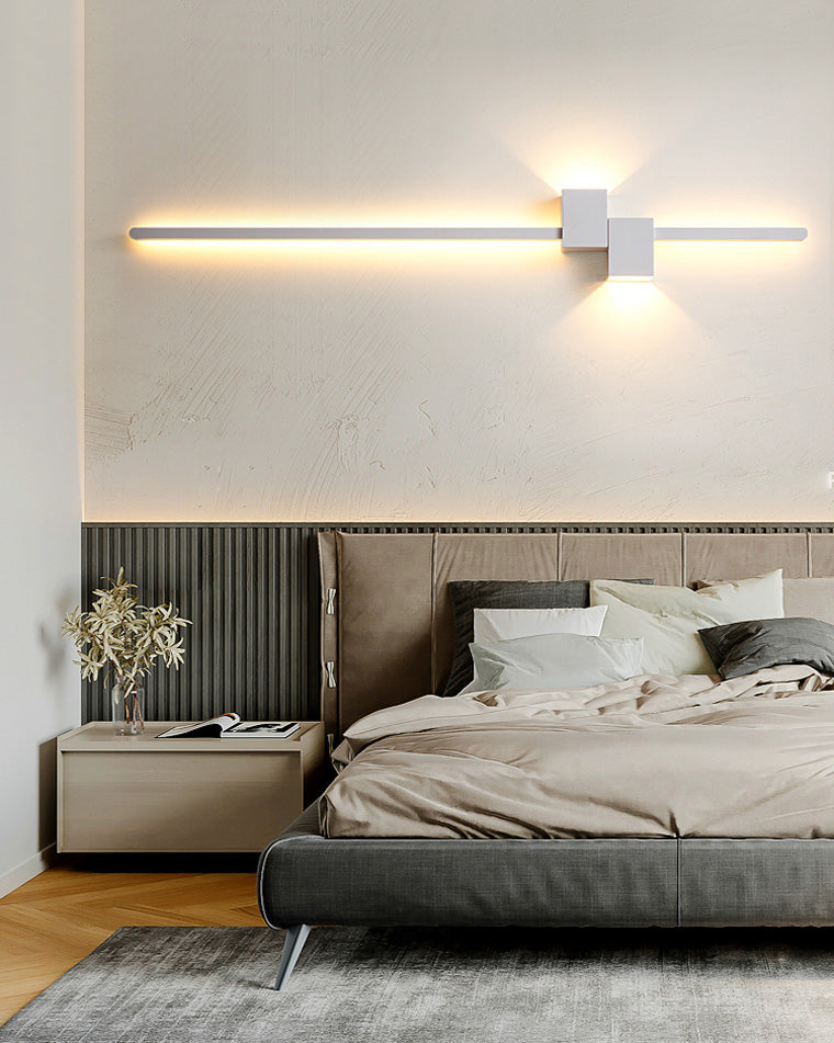 Aplique de pared lineal WOMO con iluminación ascendente y descendente - WM6004
